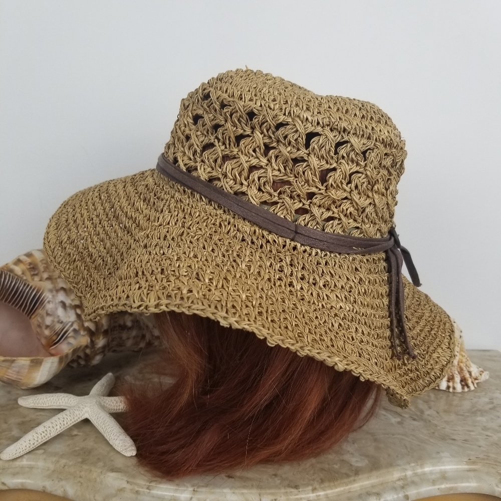 Cappelli Packable Floppy Straw Summer Hat - image 5